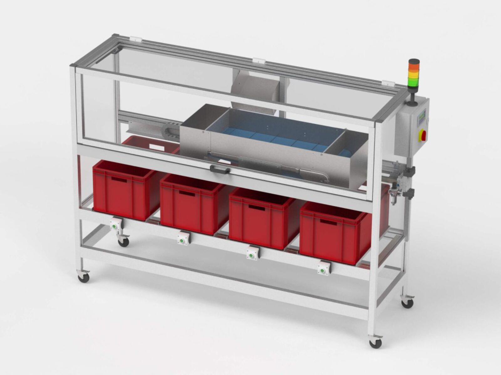 Effiziente Verteilung und Pufferung von Material MTF Technik 
Hardy Schürfeld GmbH & Co. KG