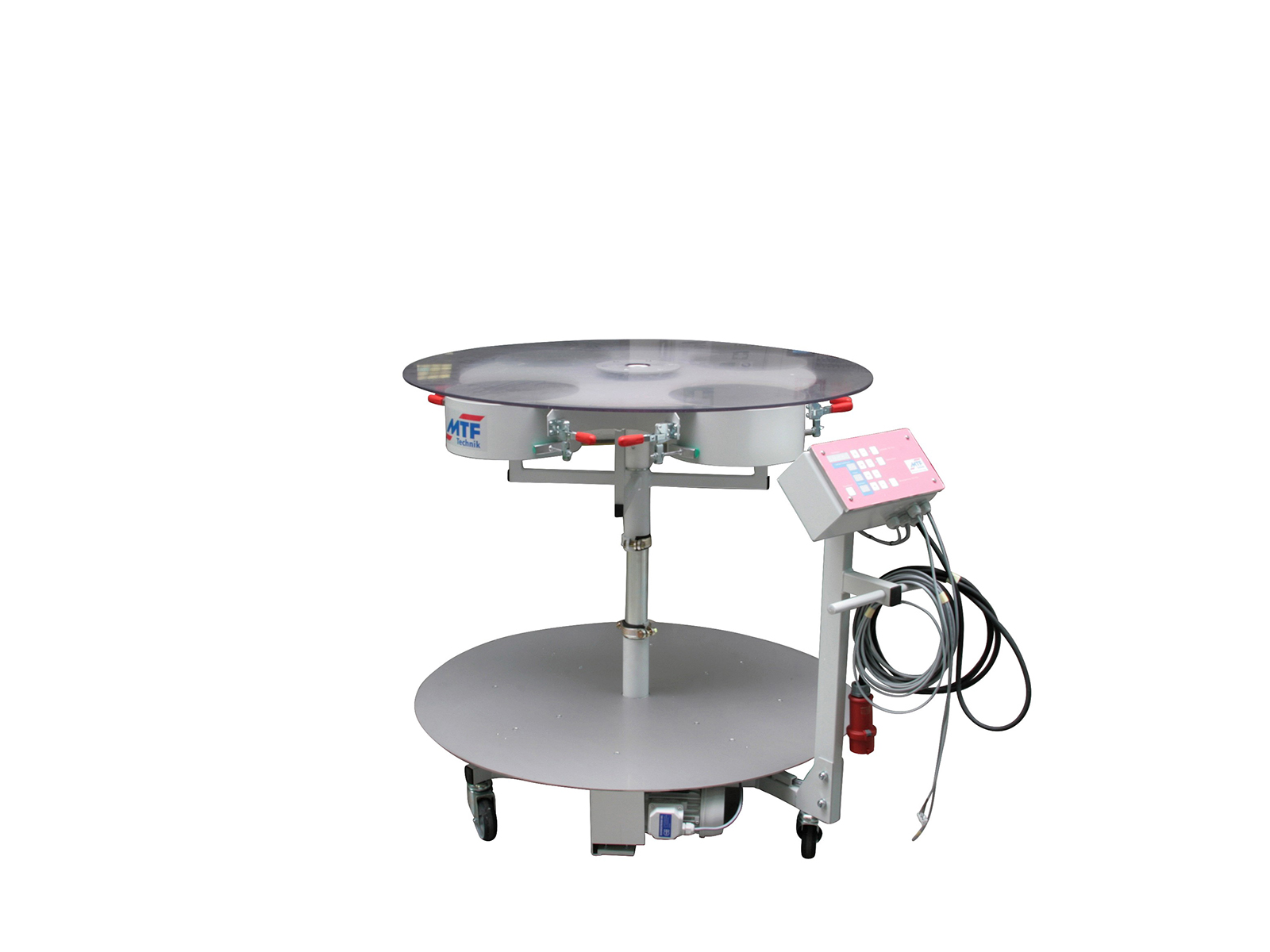 AUA 202 with bag clamp, control system, and mobile base frame