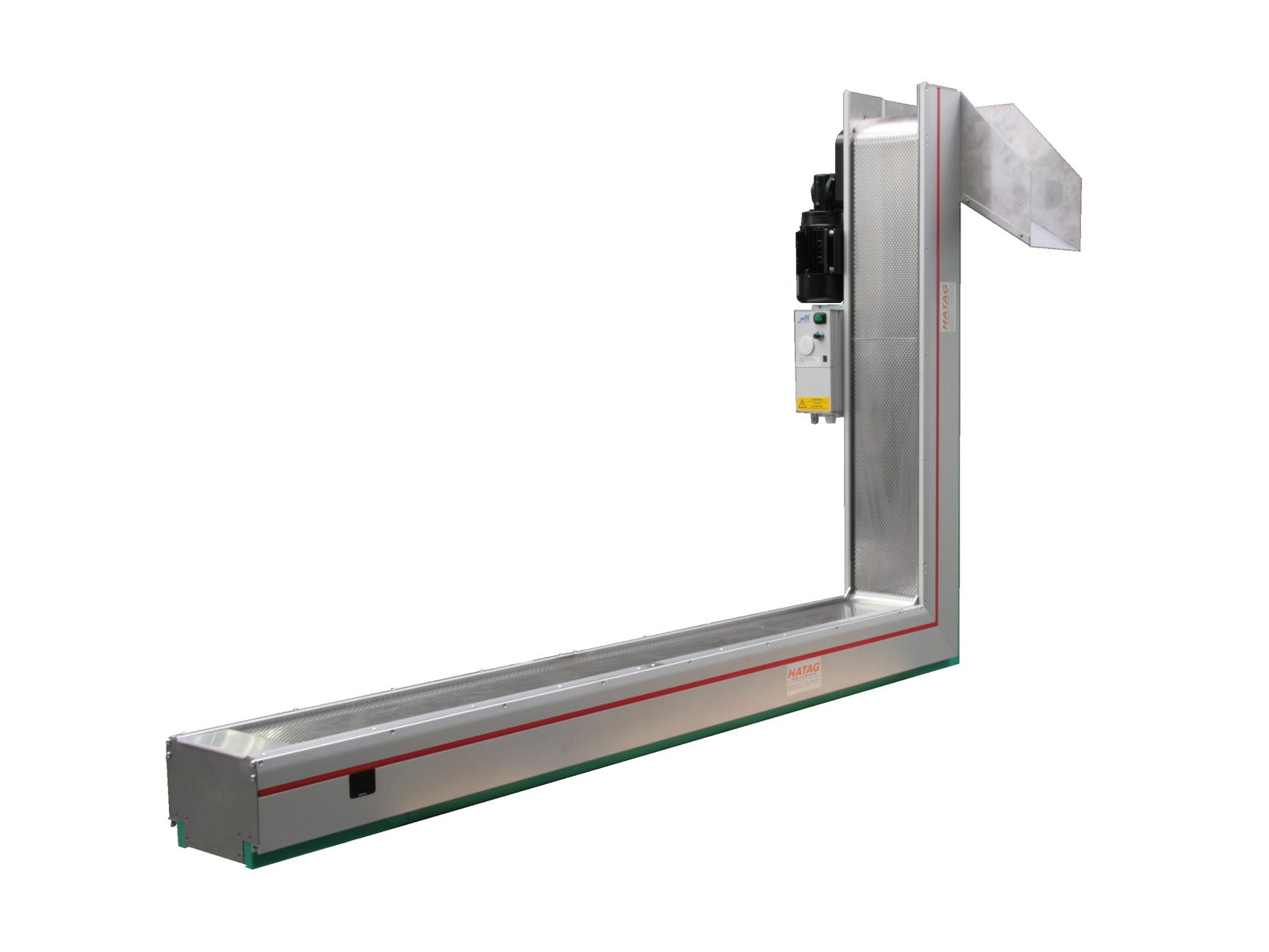 Magnetförderband NMF Sonder 90° mit Ausfallrutsche