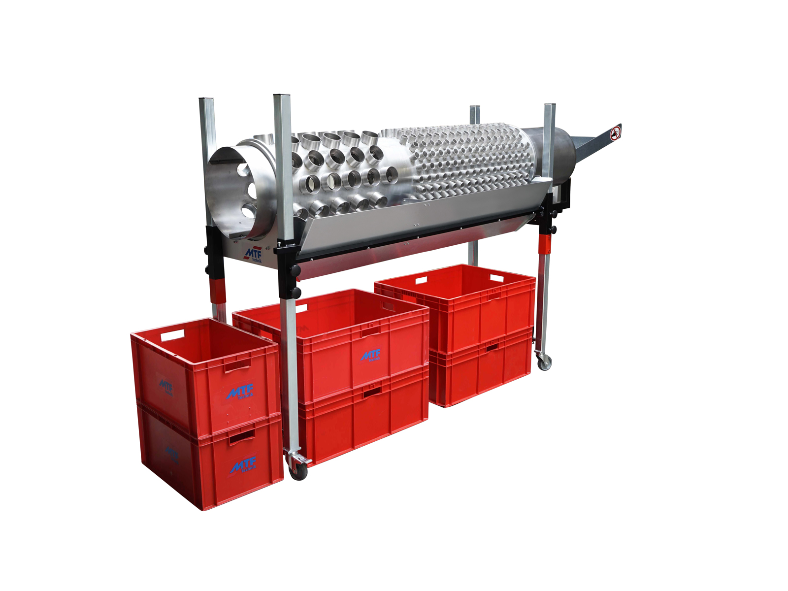 2-stage separator drum I 3010 B with mobile base frame